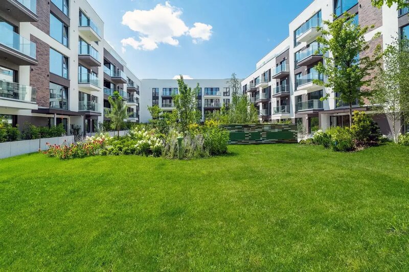 Icon Garden, garsoniera cu gradina, ansamblu nou, finalizat,